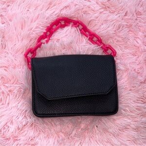 Pink Handel chain purse